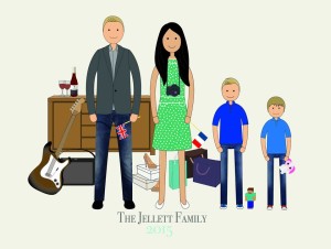 jellett family cartoon picture